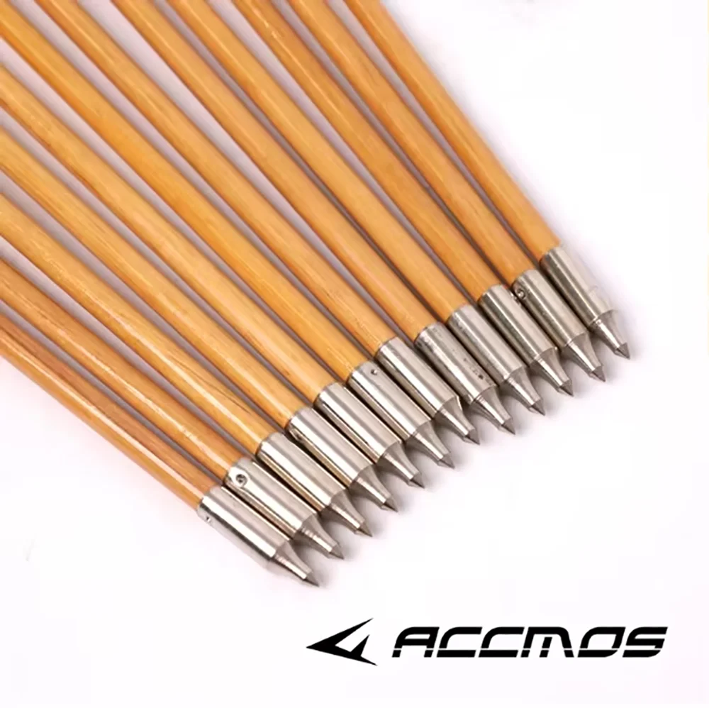 Handmade Wooden Arrows Traditional 5'' Turkey Feather 32
