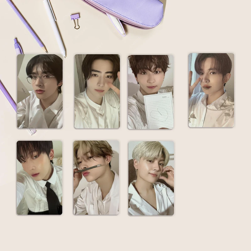 7Pcs/Set Kpop Boys Group Album ROMANCE UNTOLD Daydream Assorted Ni-ki Photocards Lomo Photo Card Peripheral Fans Collection Gift