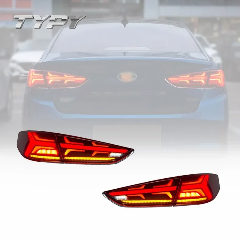 

Car LED Rear Lamp Fit With Sequential Turning Signal+DRL+Brake Taillights For Hyundai Sonata