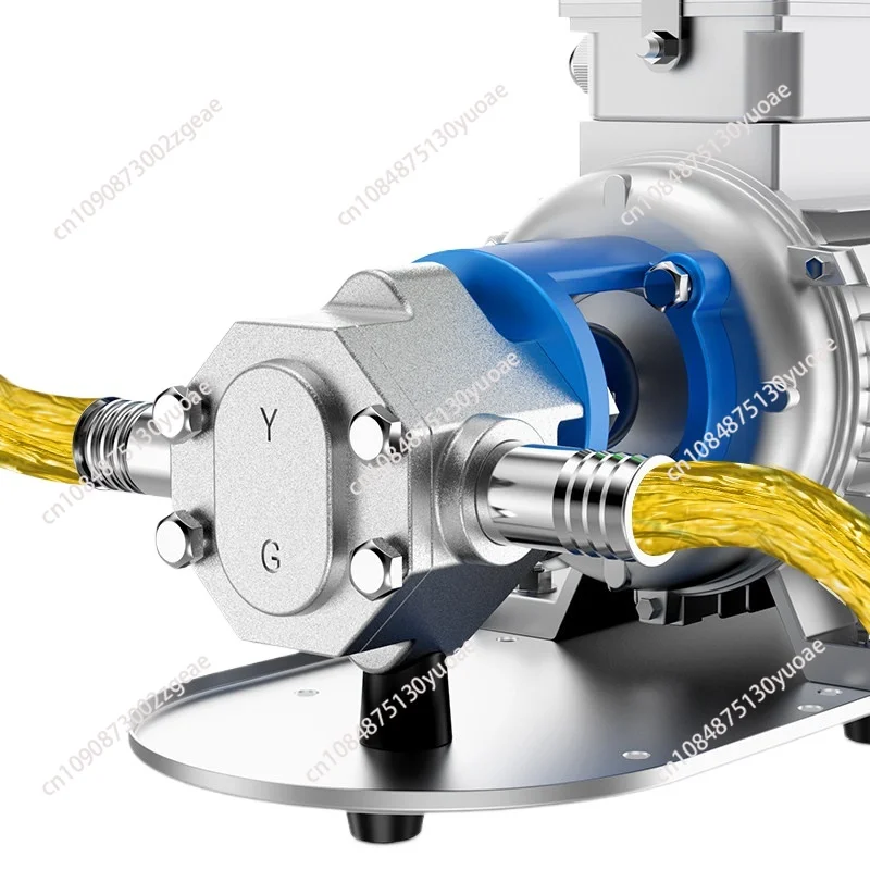 Stainless Steel Electric Oil Pump, Self Suction Gear Oil Pump, Food Grade, Hydraulic Oil Pump