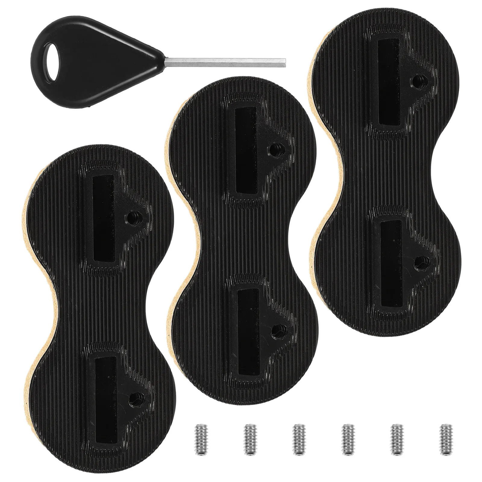 

Комплект пластиковых креплений для плавников SUP-досок: инструмент для контроля устойчивости и баланса, совместимый с большинством плавников, для использования на воде