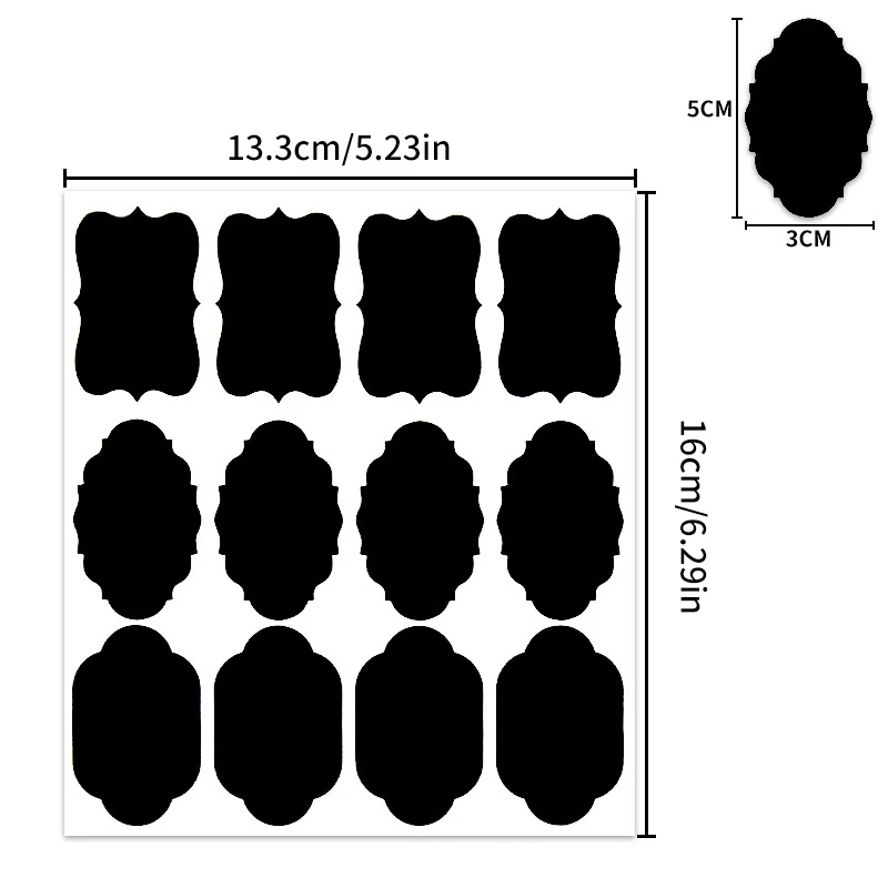 Zelfklevende Etiket Zelfklevende Sticker Waterdichte Duurzame Classificatie Blanco Label Sticker Kruidenpot Label Sticker