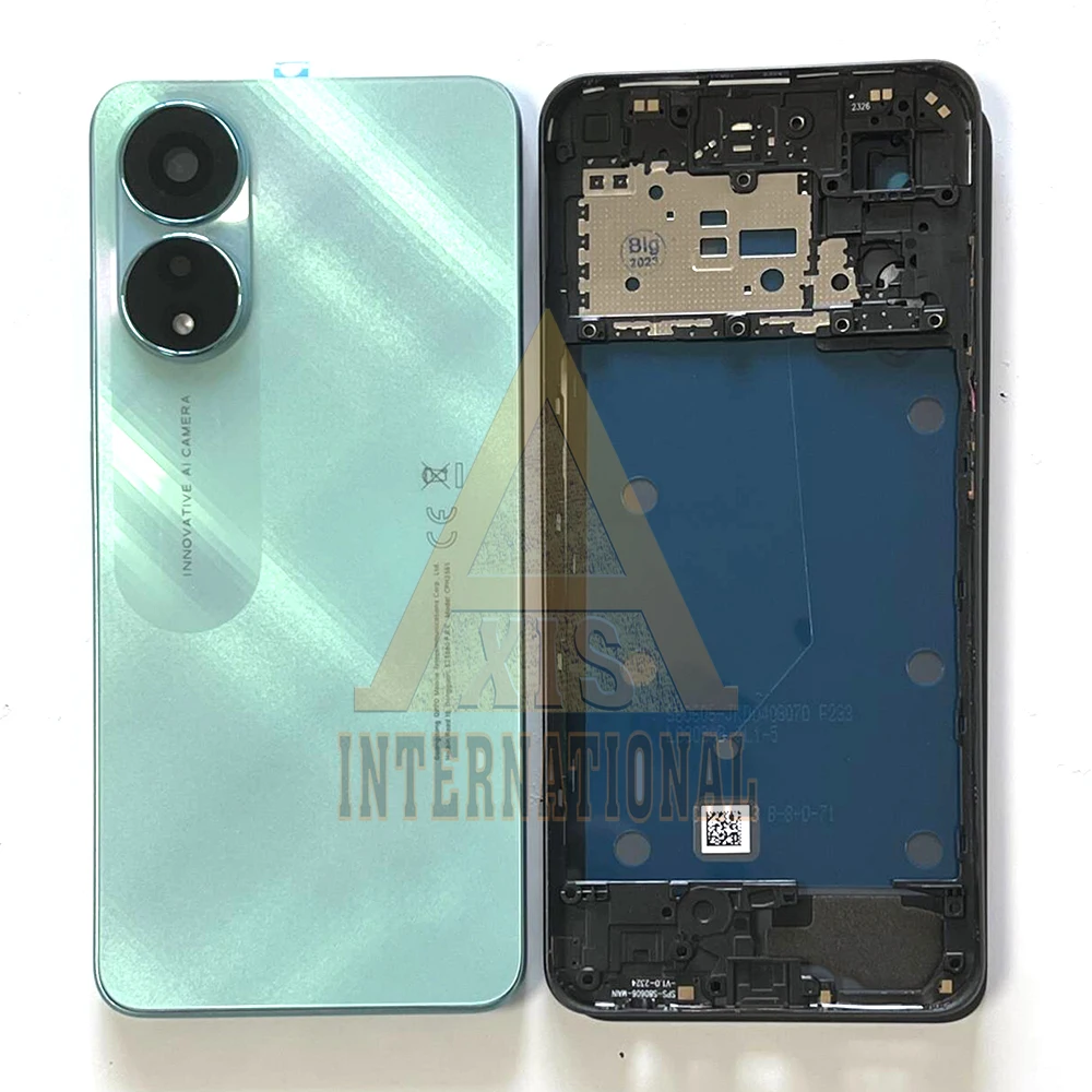 6.43\'\' Grade AAA For Oppo A78 4G CPH2565 Battery Cover A78 4G Back Case For Oppo A78 4G Back Cover Middle Frame+Sticker