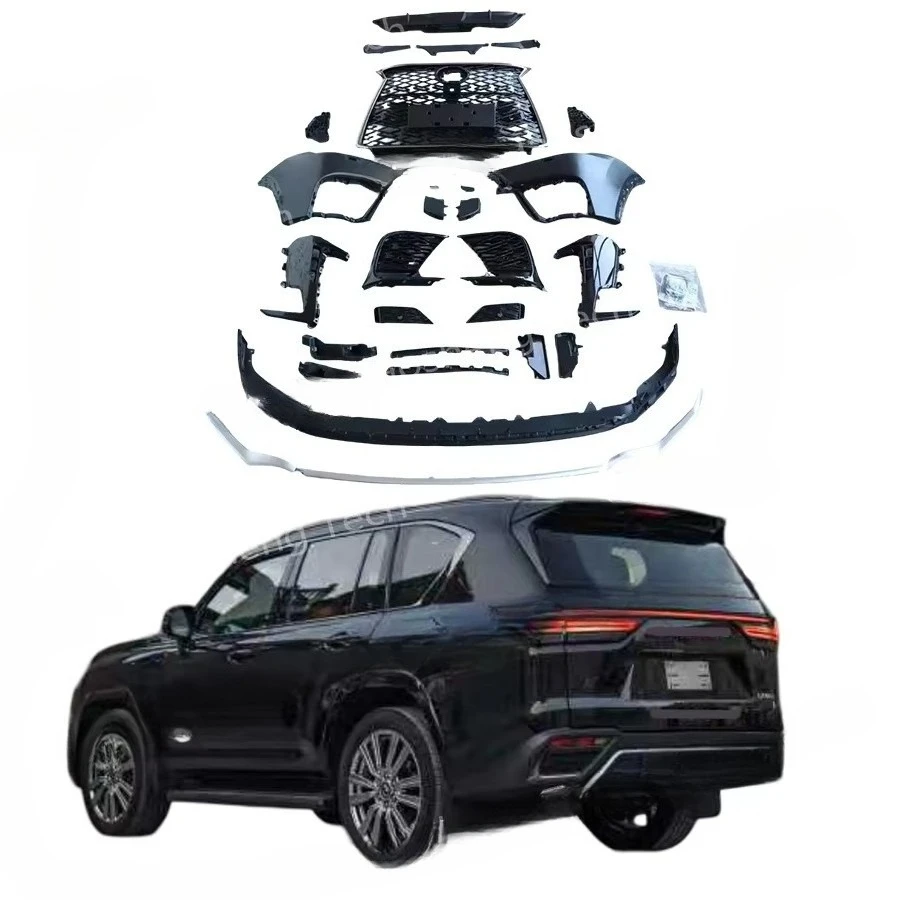 

Auto Car Parts Suitable for LX600 LX500D Change to F-sport Model Facelift Kit Include Front Lip and Grille Assembly