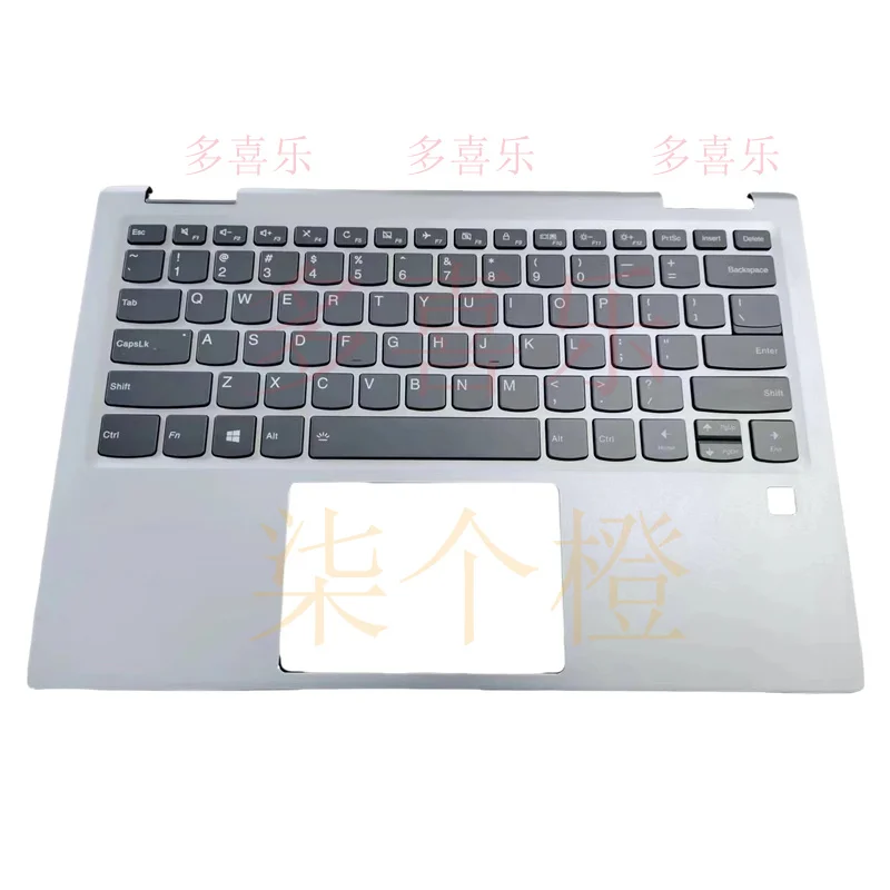 

ZMZM 5CB0N67975 For Lenovo Yoga 720-13IKB Silver Palmrest w/ Backlit Keyboard