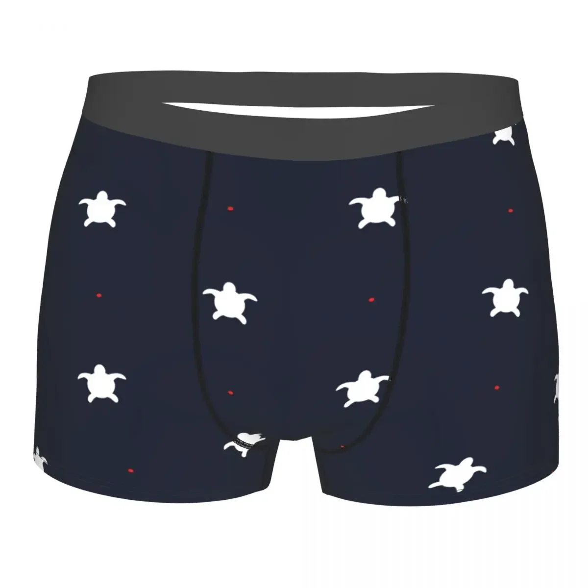 Boxer Men Underwear Male Panties White Sea Turtles Shorts Boxer Comfortable Shorts Homme