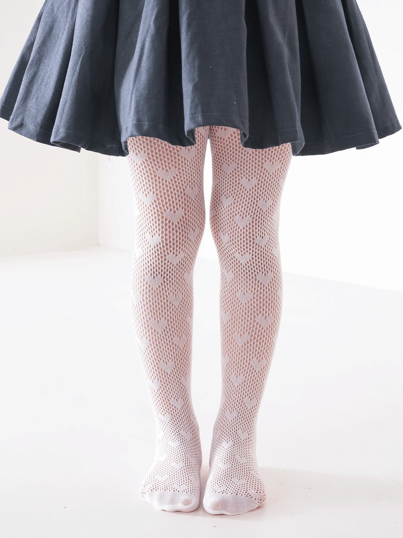 2 Paar dünne, atmungsaktive Strumpfhosen für Babys und Mädchen, Tanzstrümpfe, Socken für Kinder, Schule, Studenten, Uniformstrumpfhosen, Prinzessinnenstrumpfhosen – Detail 6