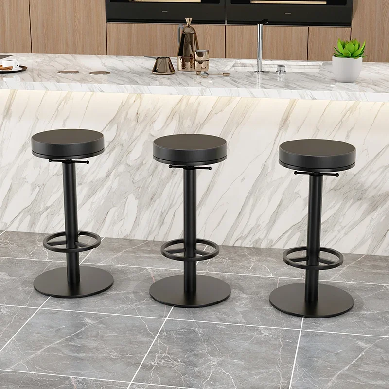 Modern Style Dining Room Chairs Shop Stool Aesthetic Wheels Furniture Luxury Gray Outdoor Bar Salon Stools Tabourets De Cuisine