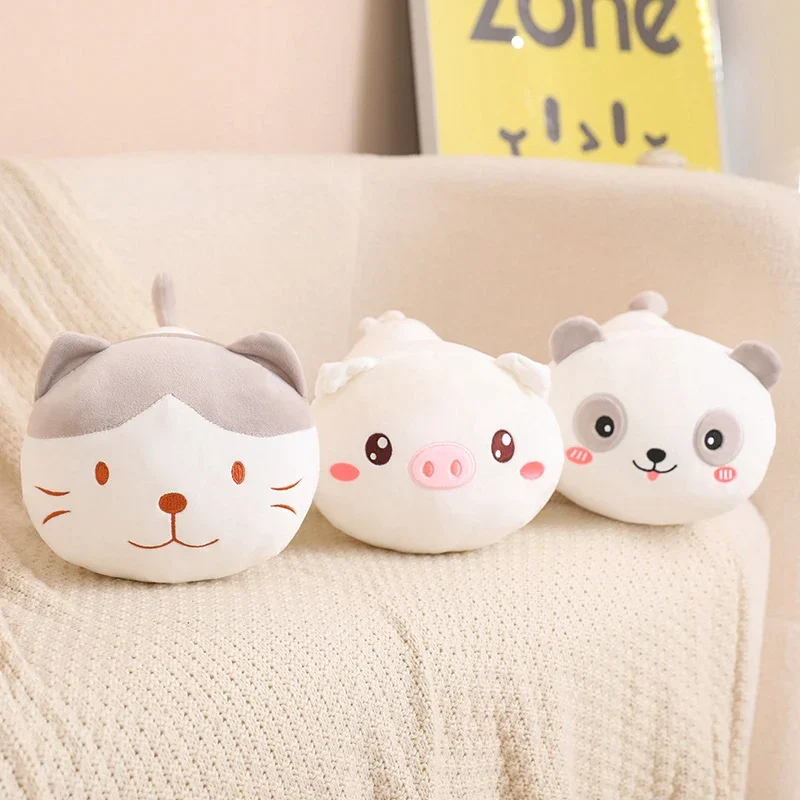 Gatos lindos de 35-60cm, juguetes de peluche, Animal relleno suave, muñeca de gato, almohada para dormir de dibujos animados, cojín para sofá, decoración de habitación, regalo encantador para bebé y niña