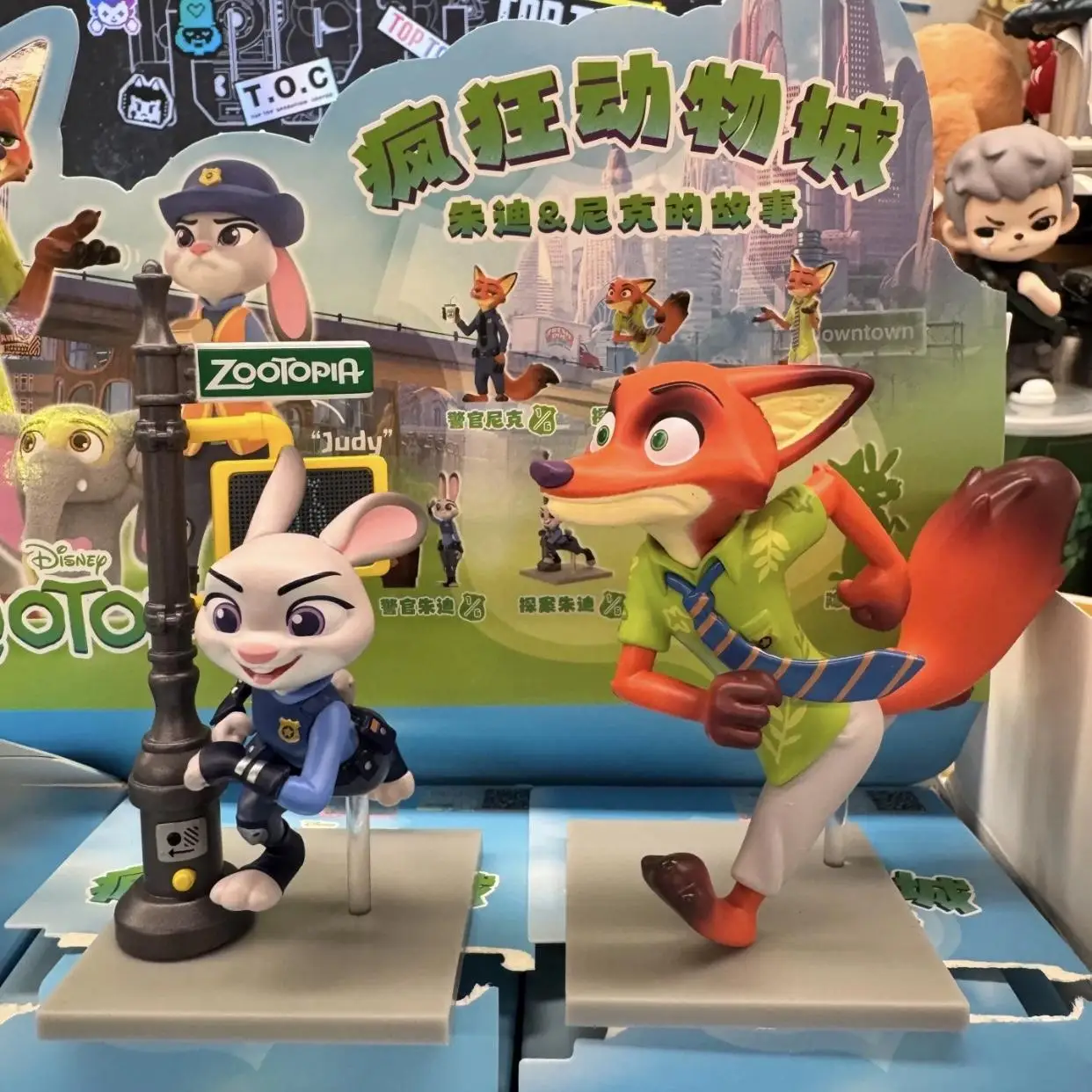 New Genuine Zootopia The Story Of Judy And Nick Series Blind Box Kawaii Anime Character Judy And Nick Mystery Box As Kids Gifts