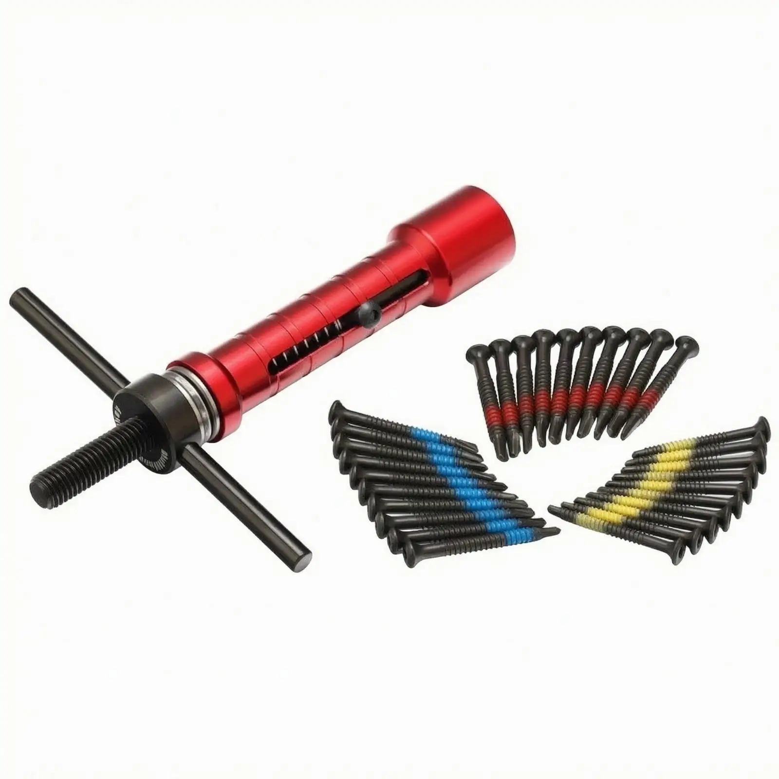 Nail Puller with Self-Tapping Dovetail Screws Lightweight Adjustable Nail Puller with T-Handle Ergonomic Fastener Removal Tool