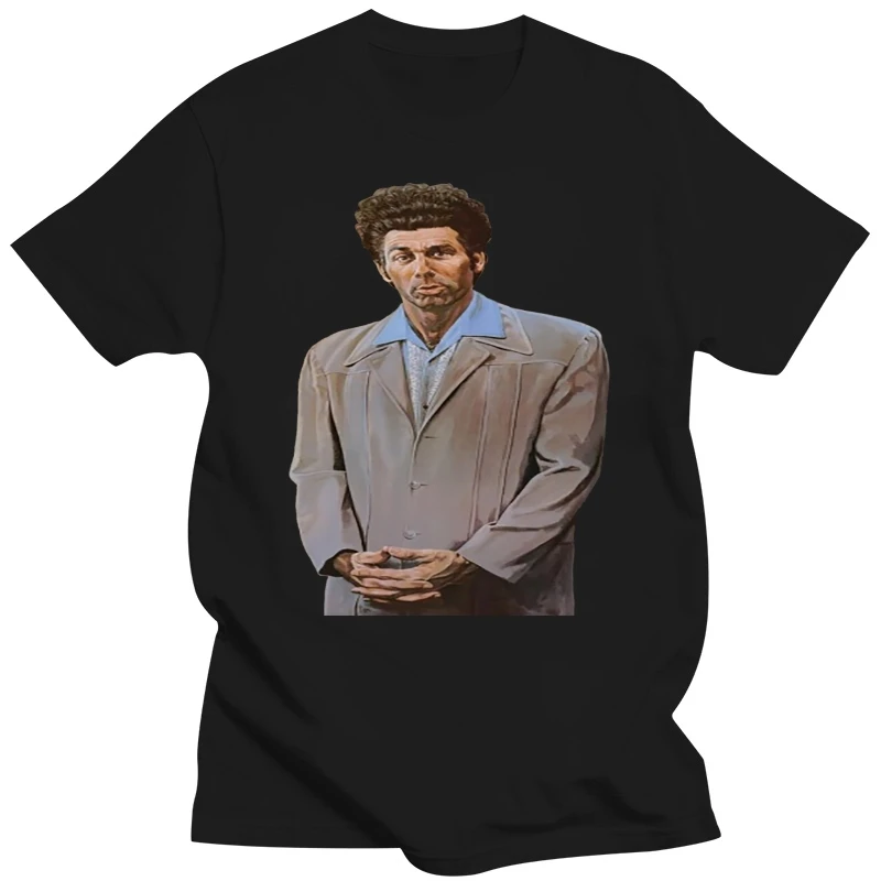 Printed Clothing T Shirt Kramer Painting From Seinfeld Male Cotton Short Sleeve T Shirt Comfortable 032680