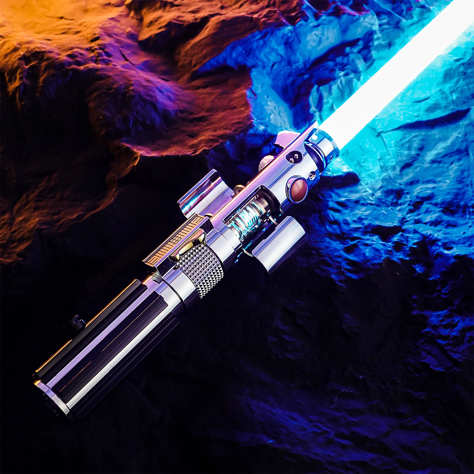 

Кристаллический световой меч LGT Saberstudio Xeno3.0 - Bluetooth-световой меч с изменяемым цветом Infinity, 34 звуковыми эффектами и плавным движением (Smooth Swing Sens)