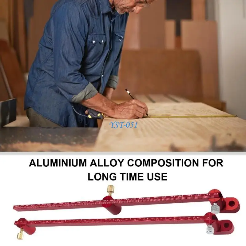 

E15A Craftsmen Circles Scribing Gauges Aluminum Adjustable Woodworking Tool for Project