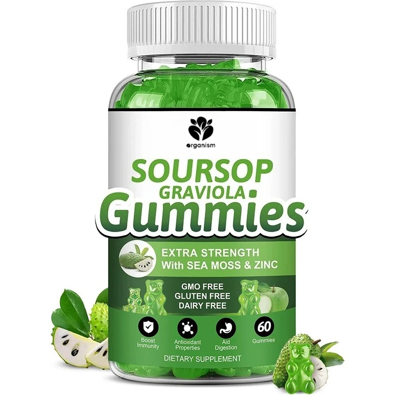 

Organic lychee gummies contain 200mg seaweed extract, zinc, and vitamin C - to support the liver, 60 capsules