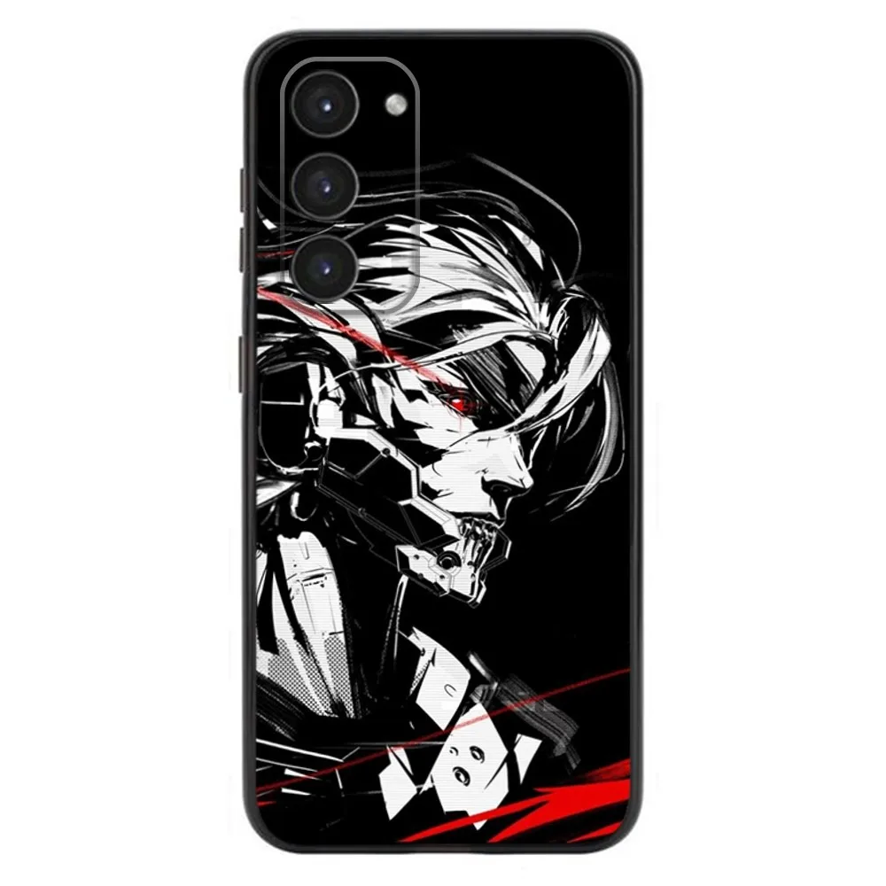 Metal G-Gear Solid Phone Case For Samsung Galaxy A20,A21s,A22,A31,A32,A52,A53,A72,73,A80,A91 Soft Liquid Silicone Black Cover