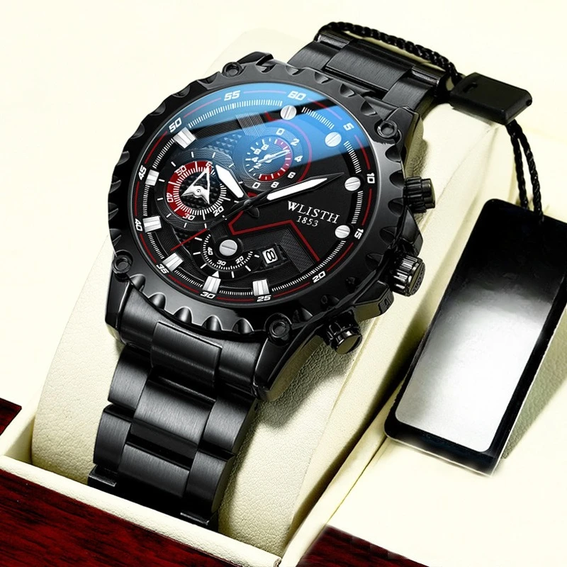 

WOLISH Teen Boys Watch - Waterproof Luminous Sports Watch, Student Quartz Watch for High School