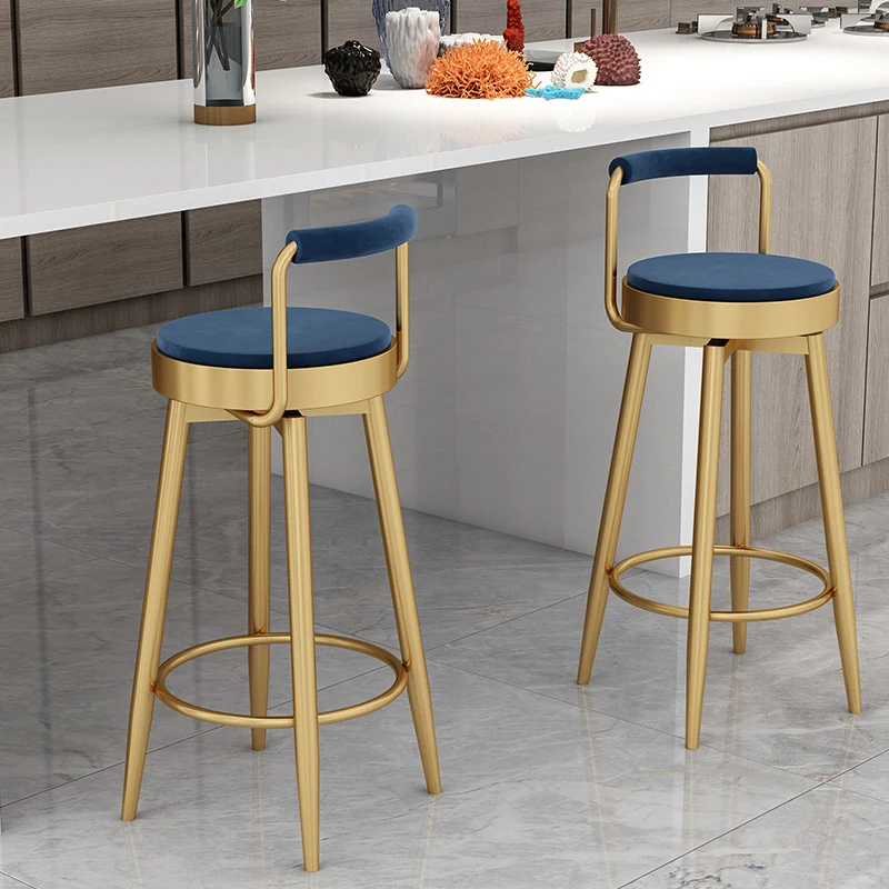 Office Kitchen Bar Stools Counter Salon Gold Bedroom Outdoor Luxury Bar Stools Reception Desk High Cadeira Living Room Chairs