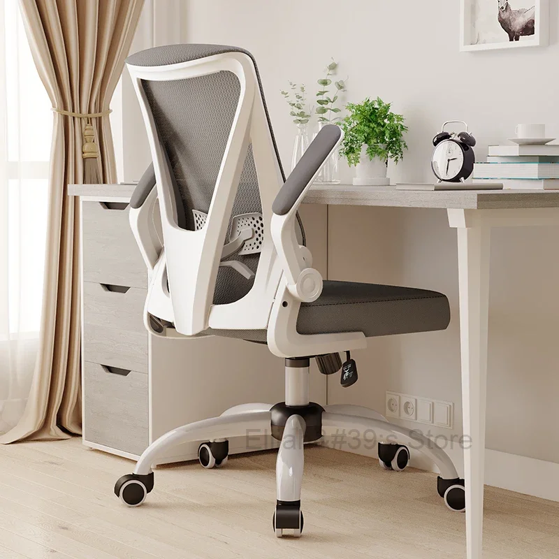 Designer Office Chair Pillow White Desk Support Comfy Floor Office Chair Nordic Ergonomic High Back Silla Escritorio Furniture