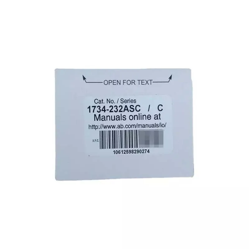 

Новые оригинальные модули ввода-вывода Allen-Bradley POINT I/O 1734-232ASC, 1734-410L, 1734-ACNR, 1734-ADN, 1734-IB4, 1734-IE2C с поддержкой EtherNet/IP