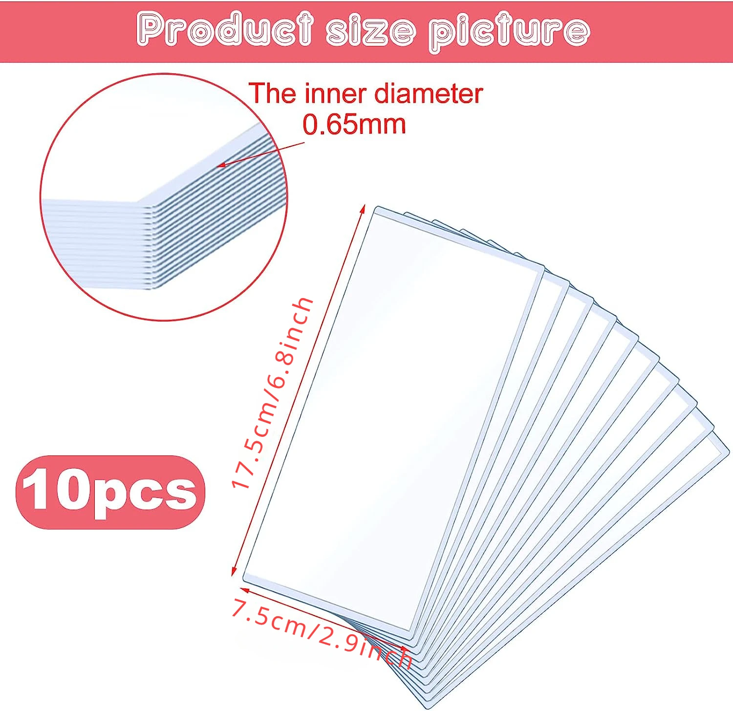 5/10pcs Commemorative Banknote Hard Plastic Sleeve Grading Hard Clip currency Protective Cover Paper money holder 173*75mm