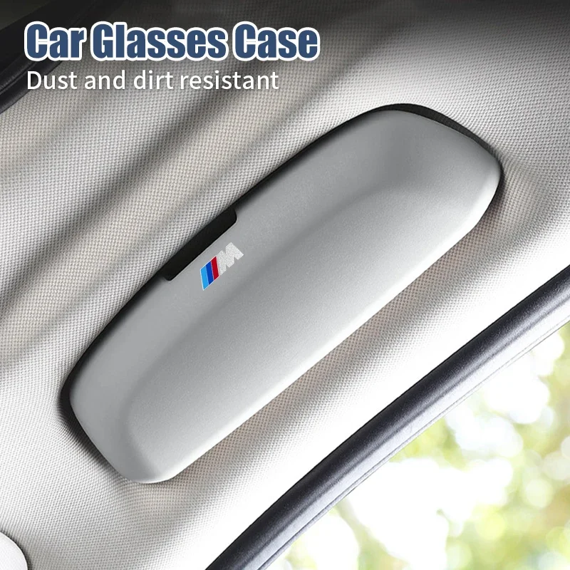 

Car Sunglasses Holder Glasses Case Storage Box Roof Handle Modification For BMW 5 Series X3 X5 F10 F48 F30 G01 G20 G05 G60 G30