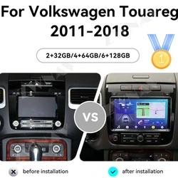 Carplay For Volkswagen Touareg RNS 850 RCD 550 2010-2018 Android 13 Car DVD Radio Player Multimedia Player GPS Navi Auto Stereo