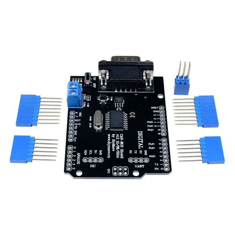 MCP2515 magistrala Can płytka Shield SPI moduł kontrolera rozszerzenia złącze interfejsu DC 5V-12V dla Arduino Seeeduino