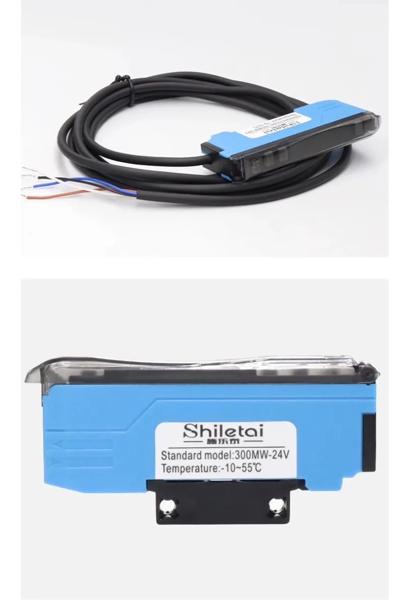 ESR-22N-V/NPN Penguat Serat Analog Digital Ganda Sensor ESR-22N-V 0-5V untuk FS-N11MN