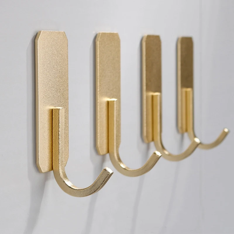 Self Adhesive Wall Hook for Bathroom and Kitchen, Towel, Robe, Clothes, Key Bag Hanger, Shower Hooks, Organizer Accessories