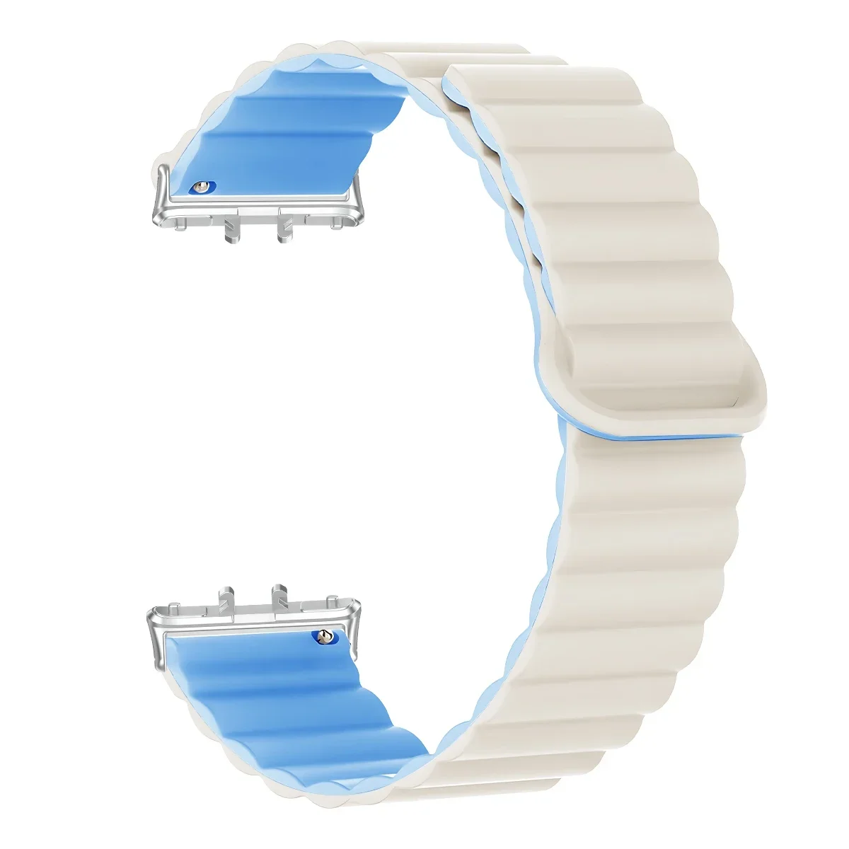 Silicone Magnetic Loop Strap For Samsung Galaxy Fit 3 Watchband Adjustable Bracelet For Samsung Fit 3 Wristband Correa Accessory