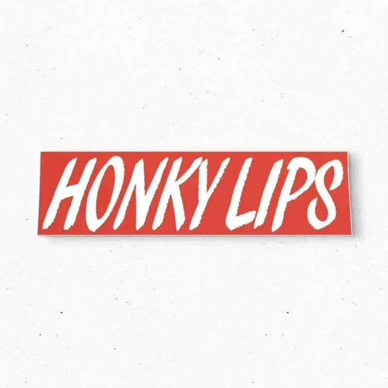 

HONKY LIPS Bumper Sticker - Funny - National Lampoon's Vintage Style Vinyl 80s - Bumper Stickers - Car Stickers
