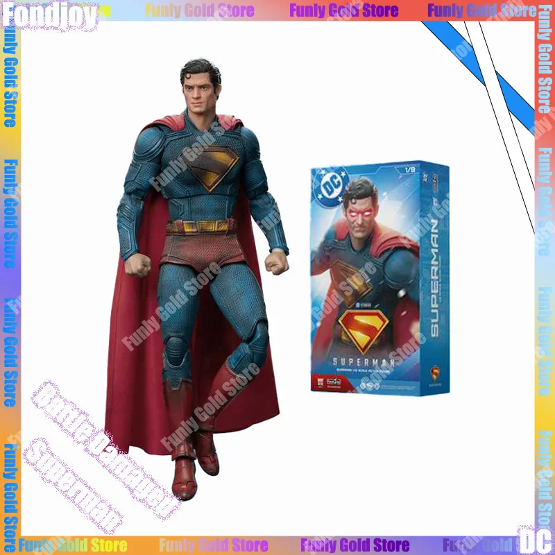

Новый Fondjoy Battle Damaged Супермен Аниме Фигурка DC Лига Справедливости Фигурки 1/9 Дэвид Корэнсутта Модель Статуя Подарочные Игрушки