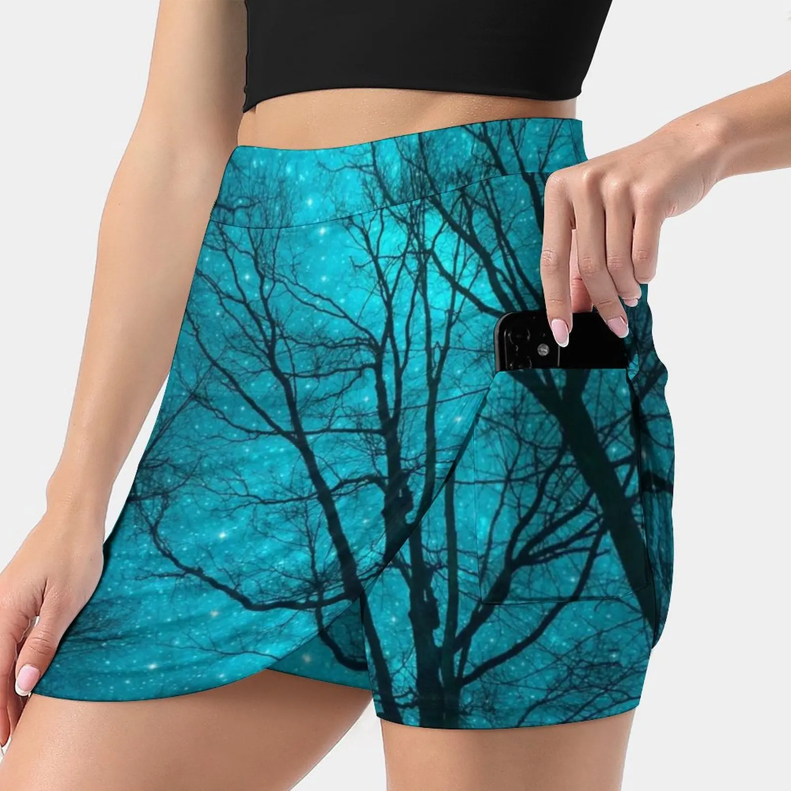 

Женская юбка для игры в бадминтон, с карманами