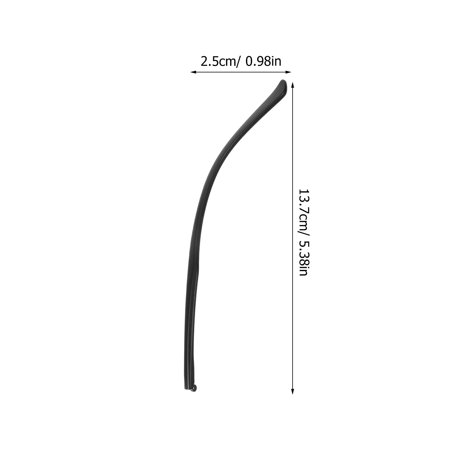 1 زوج النظارات استبدال معبد النظارات العالمية الذراع عالية القوة مقاومة للاهتراء سهلة التركيب مريحة الجلد ودية #4