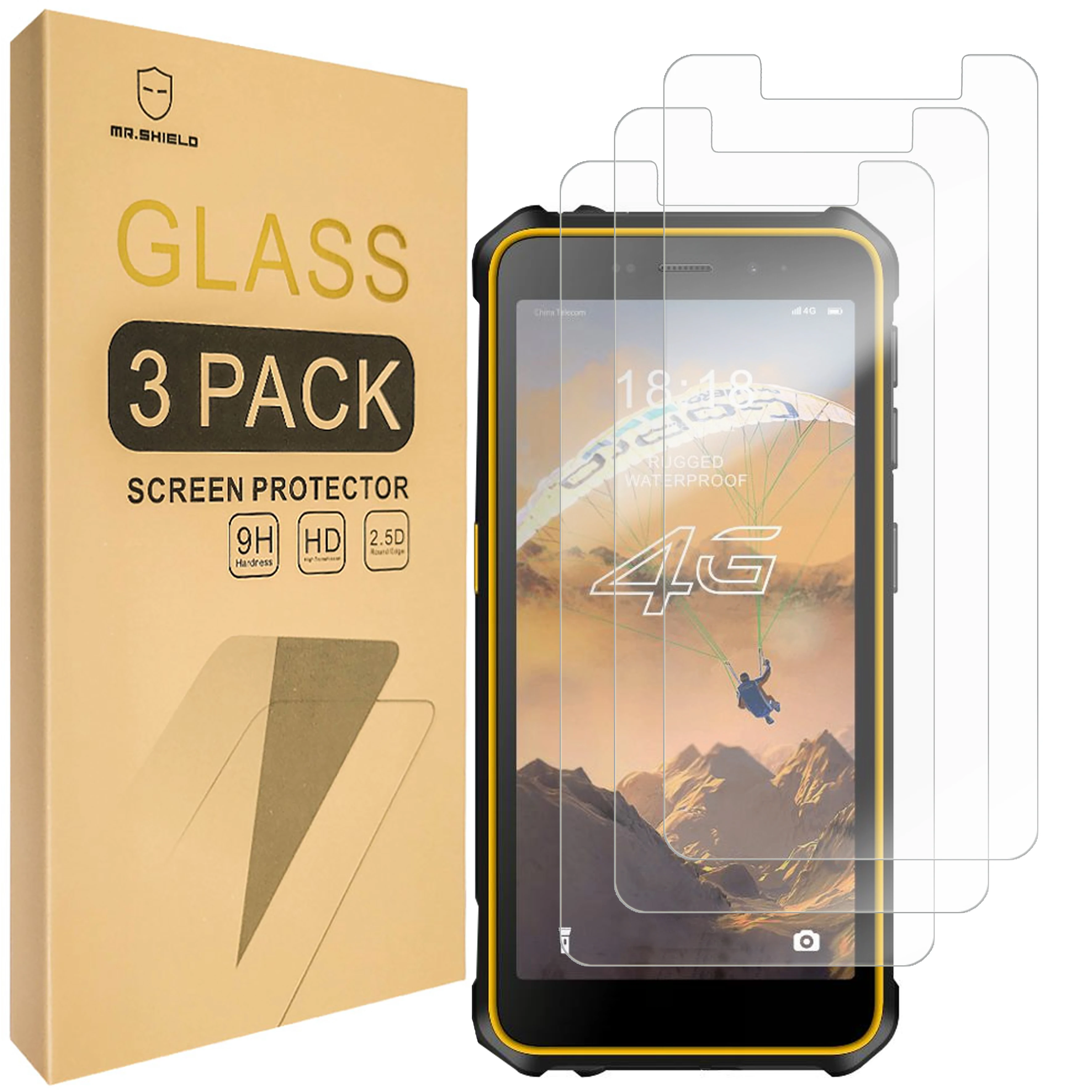 

Mr.Shield [3-Pack] Screen Protector For Ulefone Armor X12 / Ulefone Armor X12 Pro [Tempered Glass] [9H Hardness]