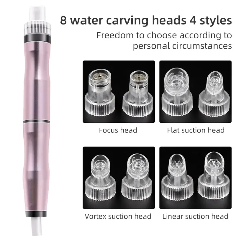 2024 Small Bubble Cleansing Machine Blackhead Removal Water Spray Hydro Jet Face Pores Vacuum Suction Acne Cleaner Beauty Device