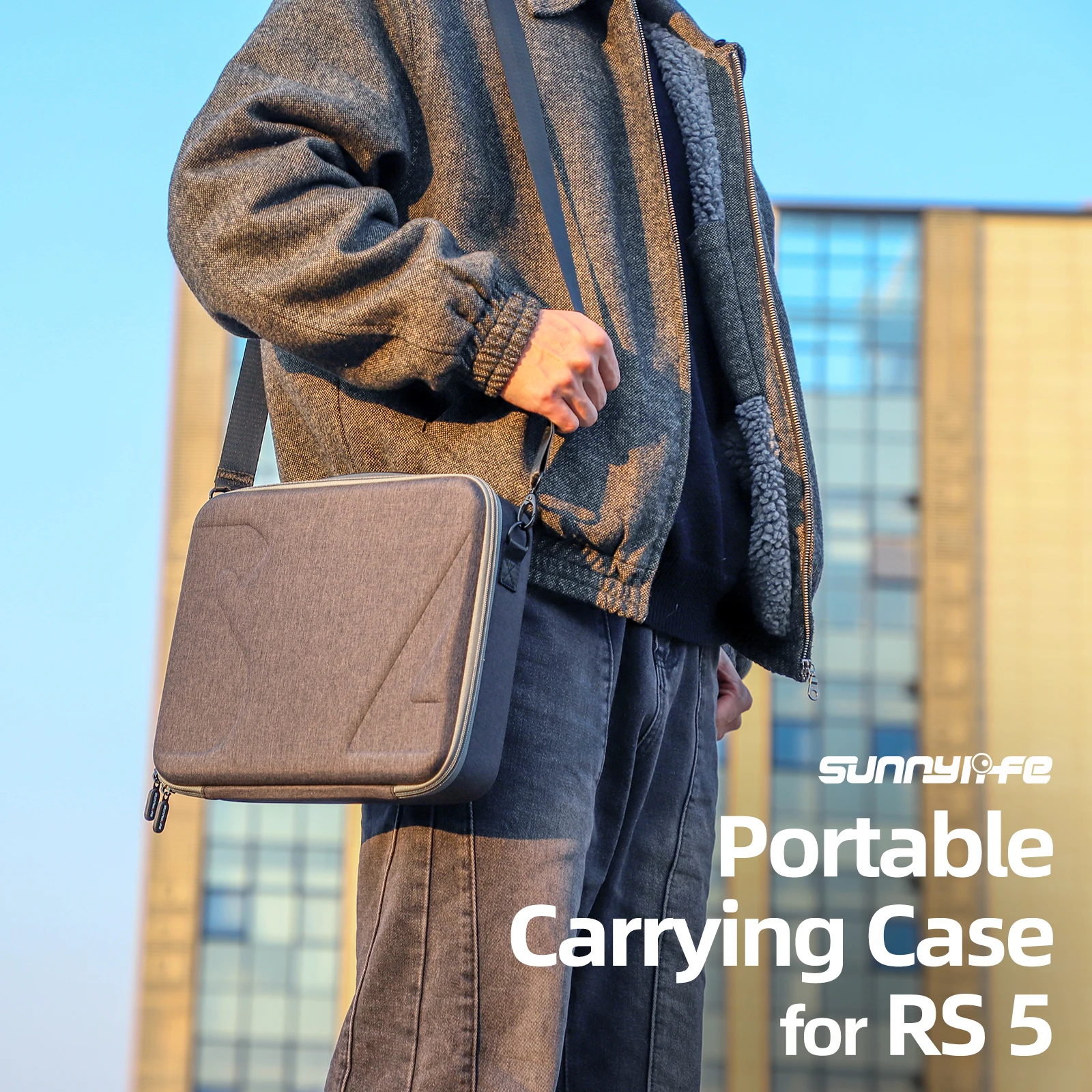

Carrying Case for for DJI RS 5 Kit,Hard Protective Case Storage Shoulder Bag Travel Case for RS5 Gimbal Stabilizer and Accessory