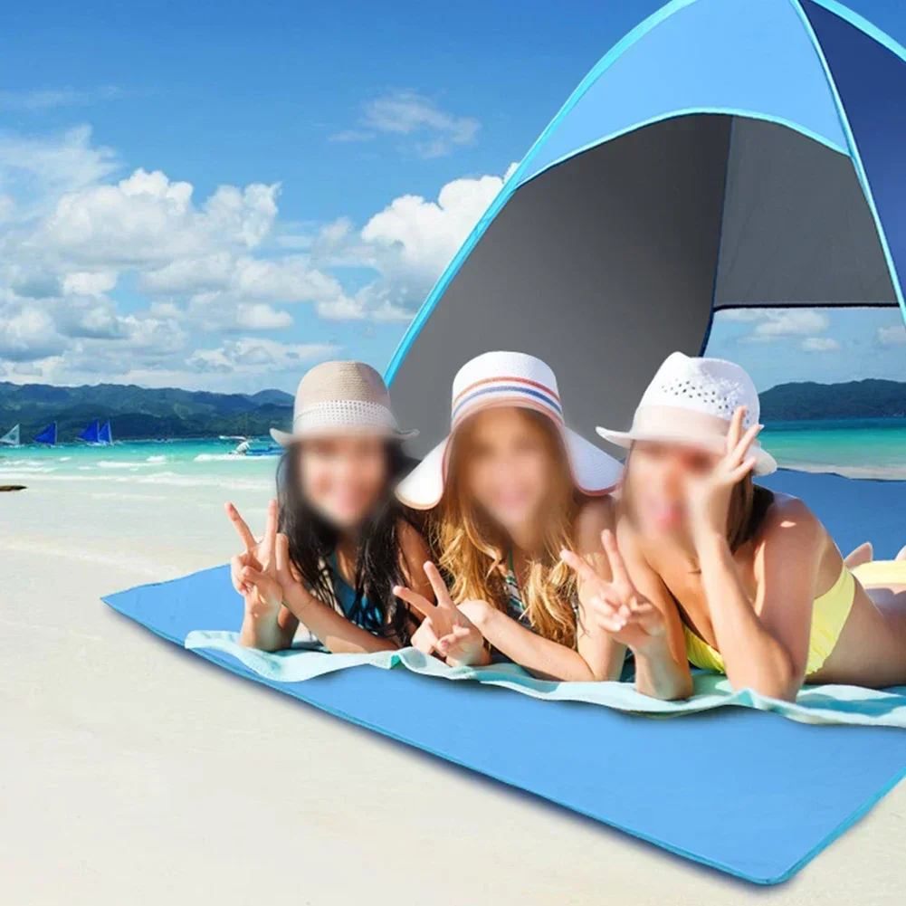 Portable Automatic Instant Beach Tent Outdoor Anti UV Beach Shade Sun Water Resistance Shelter Foldable Tent Canopy