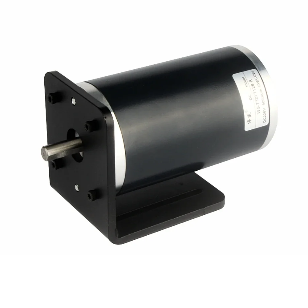 تيار مستمر 220 فولت 200 واط موتور تيار مباشر المغناطيس الدائم 77 مللي متر القطر عالية السرعة عزم الطاقة قابل للتعديل سرعة CW/CCW لتقوم بها بنفسك آلة حلوى القطن #2