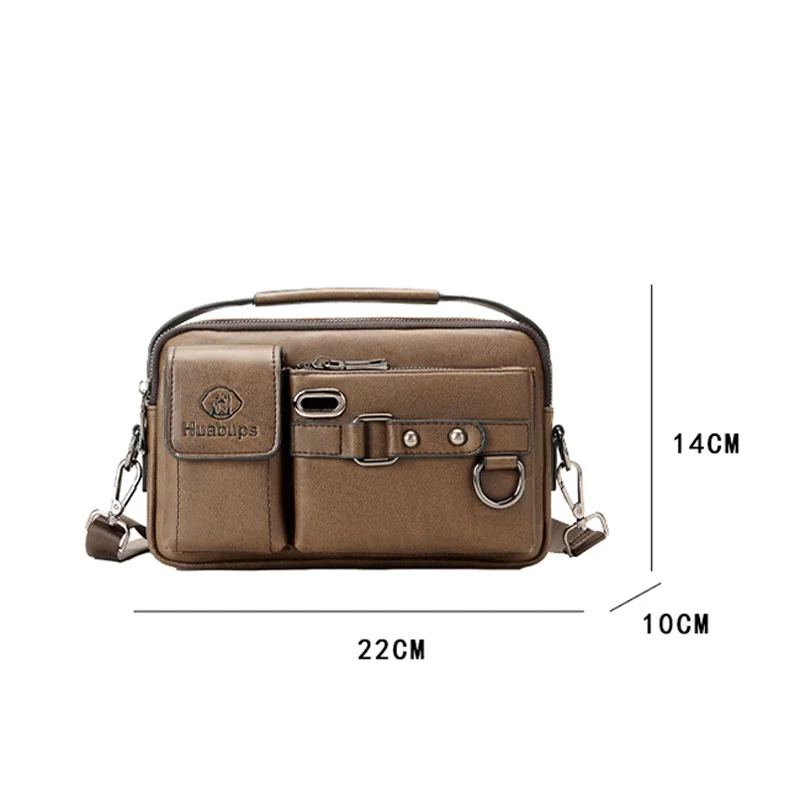 Imagem -06 - Cc-bolsa de Ombro Masculina com Estilingue Vintage Bolsa Tiracolo de Couro de Luxo Bolsa Mensageiro de Grande Capacidade