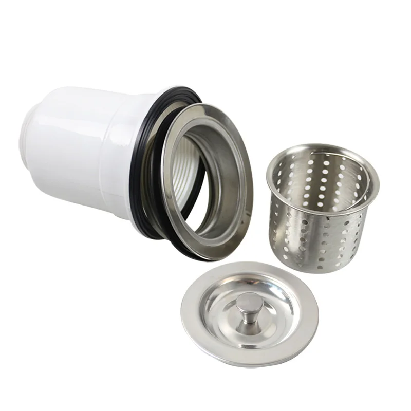 Talea Kitchen Sink Semi-Steel Basket Style Drain Strainer Assembly Kit XK278