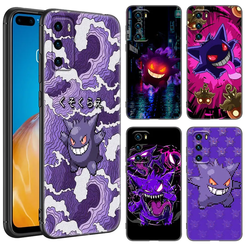 G-Gengar Cute Phone Case For Huawei Pura 70 Ultra P20 P30 P40 Lite P60 Art P50 Pro P50E P Smart 2018 2019 2020 2021