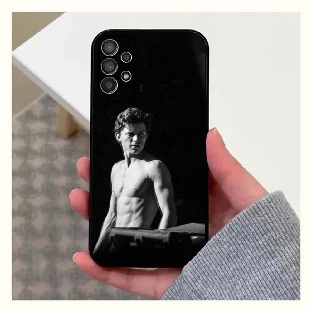 T-Tom H-Holland Actor Phone Case For Samsung Galaxy A13,A21s,A22,A31,A32,A52,A53,A71,A80,A91 Soft Black Cover