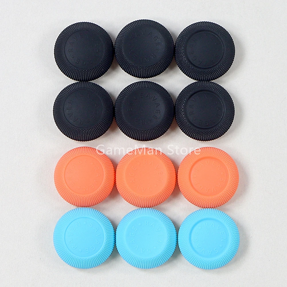 12 مجموعة 6 في 1 Skull & Co. مجموعة قبضة الإبهام لـ Switch2 قبعات عصا التحكم غير القابلة للانزلاق غطاء عصا التحكم لنينتندو سويتش 2 NS2