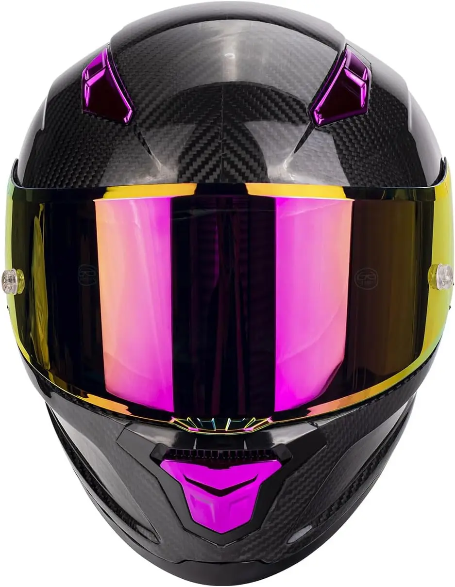 Полнолицевые мотоциклетные шлемы из углеродного волокна со спойлером, спортивный туристический уличный мотоциклетный шлем, Bluetooth, готовые карманы для динамиков