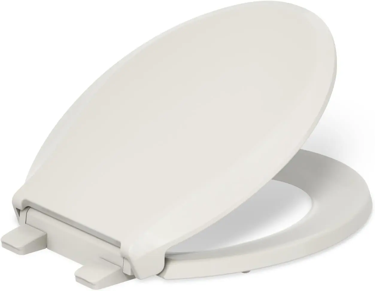 

Round Slow Close Toilet Seat with Easy Locking Hinge, Almond
