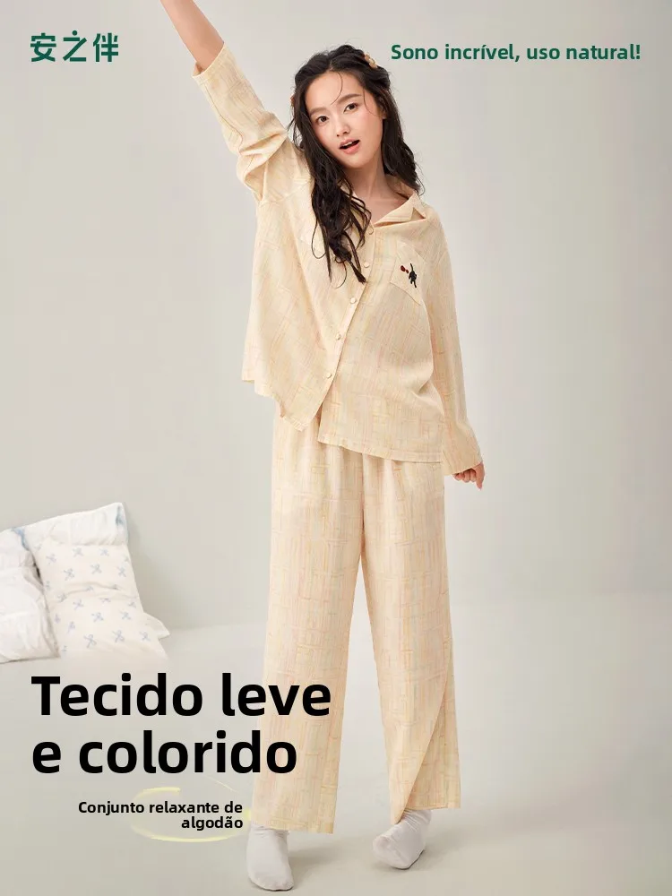 pigiama-da-donna-anziban-a-maniche-lunghe-in-puro-cotone-sottile-nuovo-stile-primavera-autunno-set-di-abbigliamento-da-casa-tessuto-per-una-dolce-vita-domestica