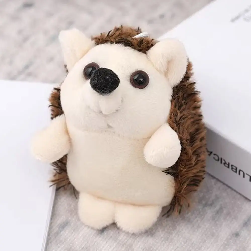 

Soft Stuffed Hedgehog Keychain Small Pendant Plush Keyring Plush Pendant Adorable Design 10CM Creative Keychain Bags Key Chain