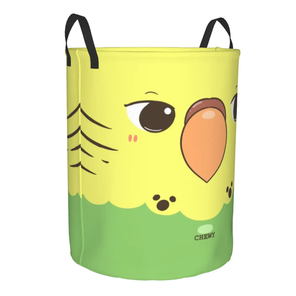 Funny Parrot Bird Chewy Face Laundry Hamper Large Storage Basket Psittacine Kids Nursery Toy Organizer